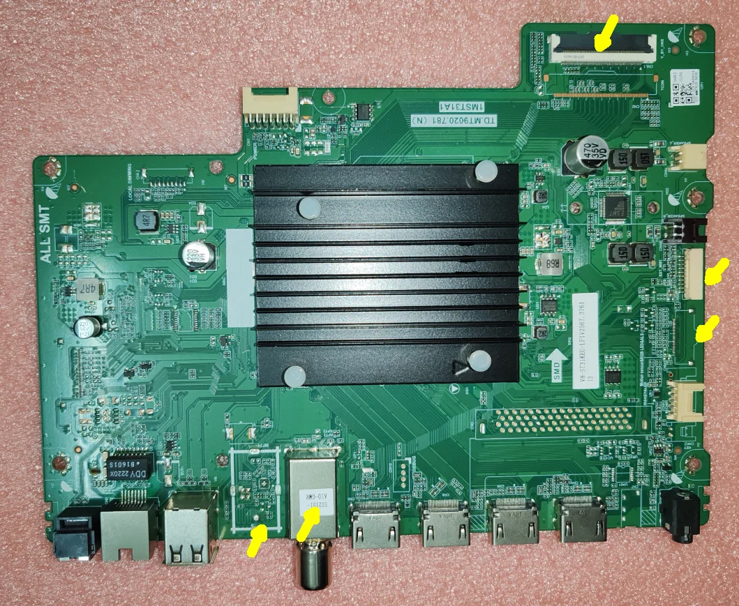 Материнская плата светодиодного телевизора TD.MT9020.781(N) 1MST31A1