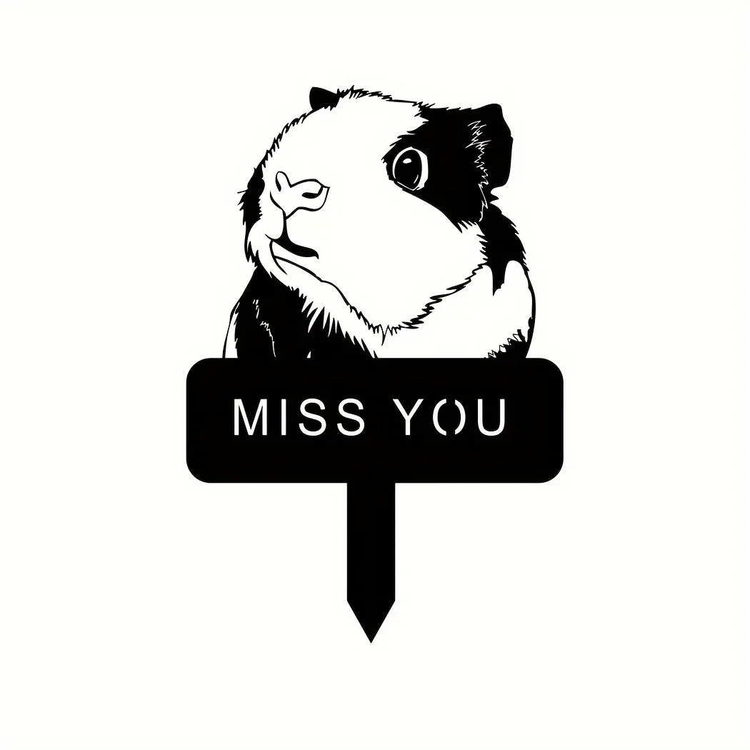 Металлический садовый декоративный кол из свиньи — мемориальные предложения