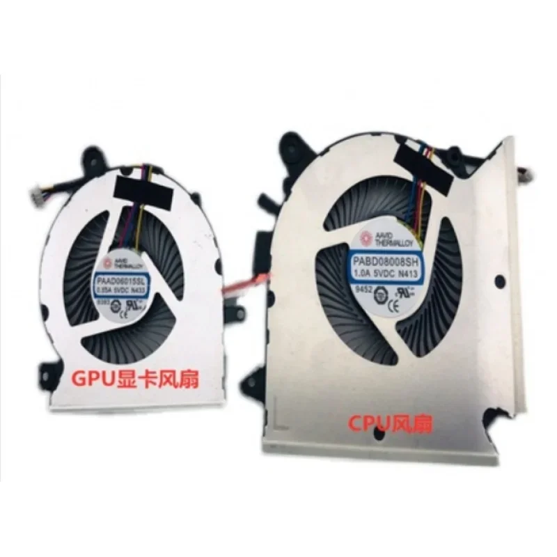 Новый оригинальный кулер ВЕНТИЛЯТОР для MSI 1581 GF66 GL66 CPU GPU Охлаждающий вентилятор