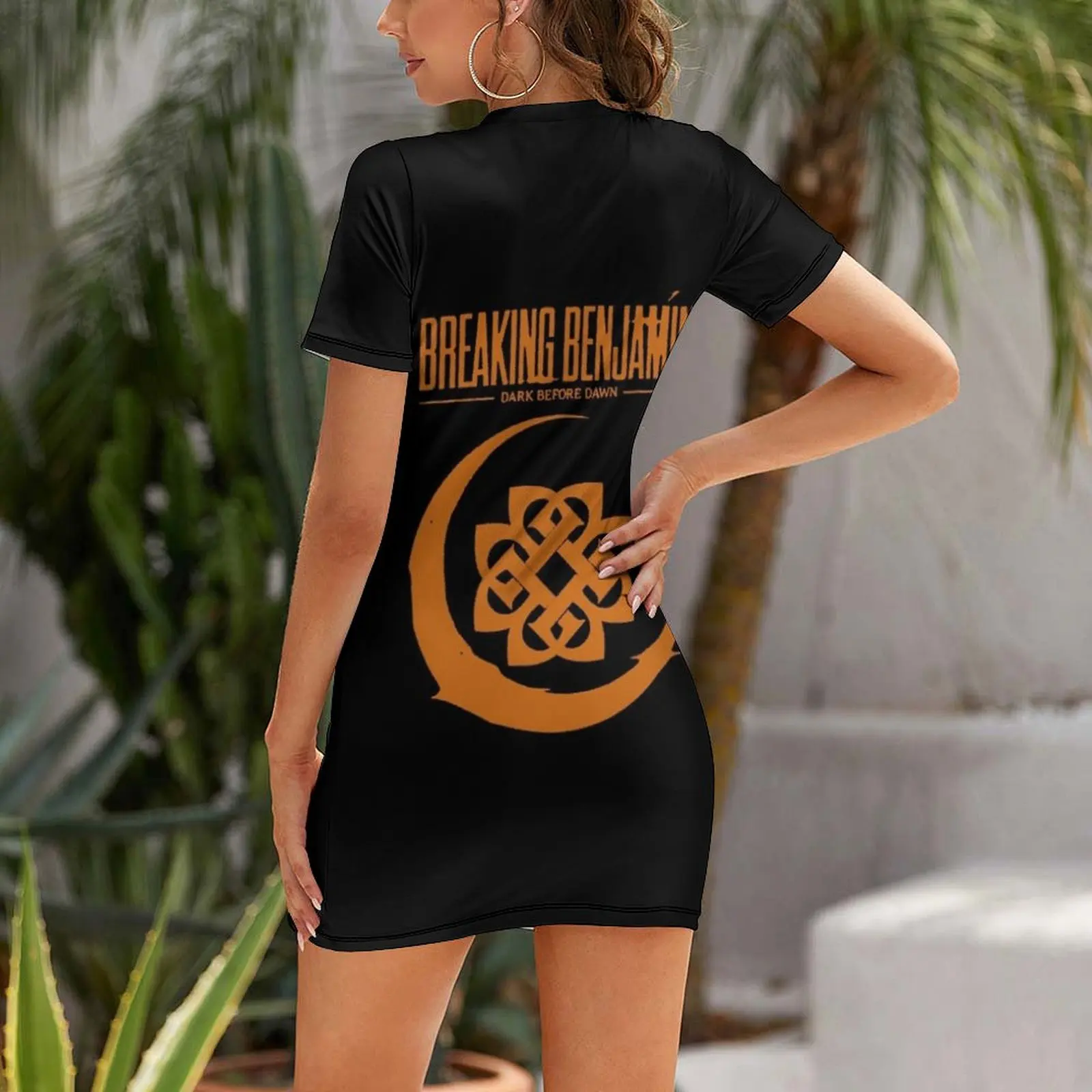 Женское платье из полиэстера и спандекса