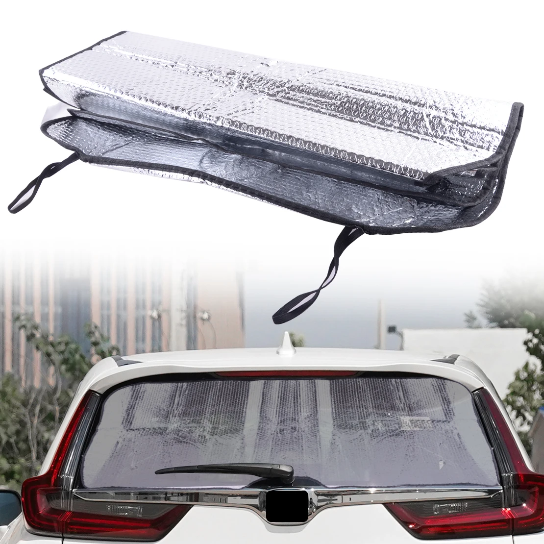 

Солнцезащитный козырек для автомобильного заднего лобового стекла, защитная алюминиевая фольга для Honda CRV 2017 2018 2019-2021