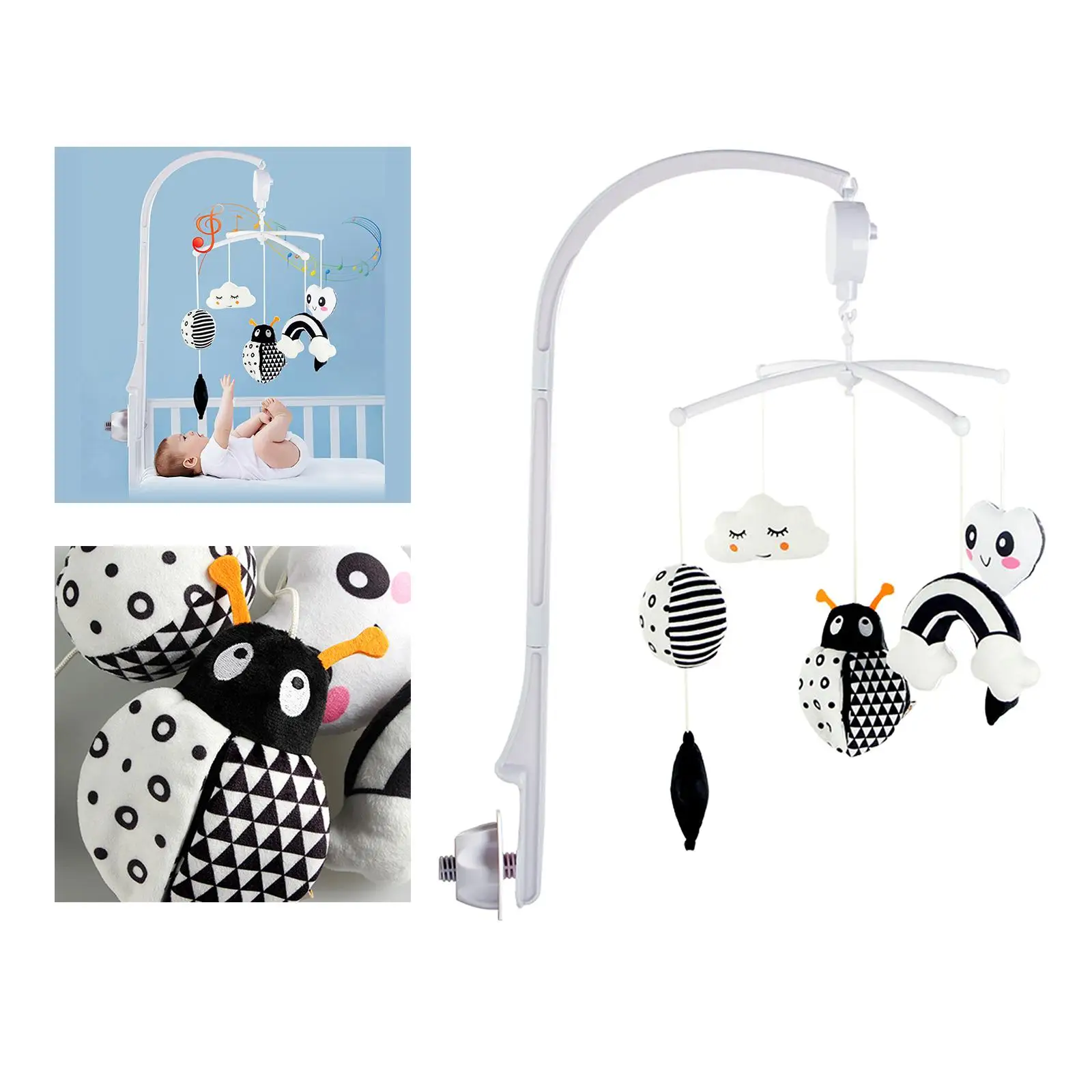 

Baby Mobile Decoration Baby Bed Bell Holder Mobile for Crib for Stroller