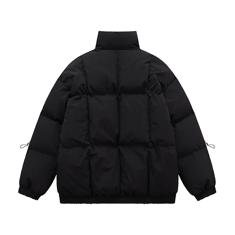 2023 Winter New Men's Casual Loose Bread Coat Women's Thickened Padded Jacket Korea Style Coats And Jackets Women Stand Collar