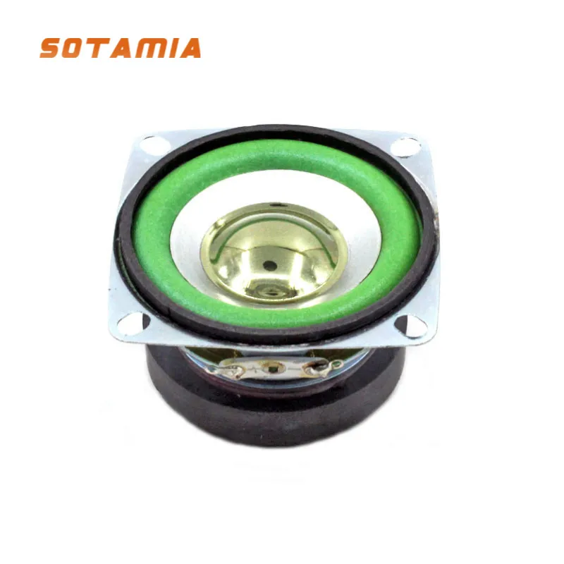 

SOTAMIA 2Pcs Mini Portable Full Range Speaker 3 Ohm 5W Loudspeaker DIY Hifi Stereo Bluetooth Speakers Home Theater Altavoces