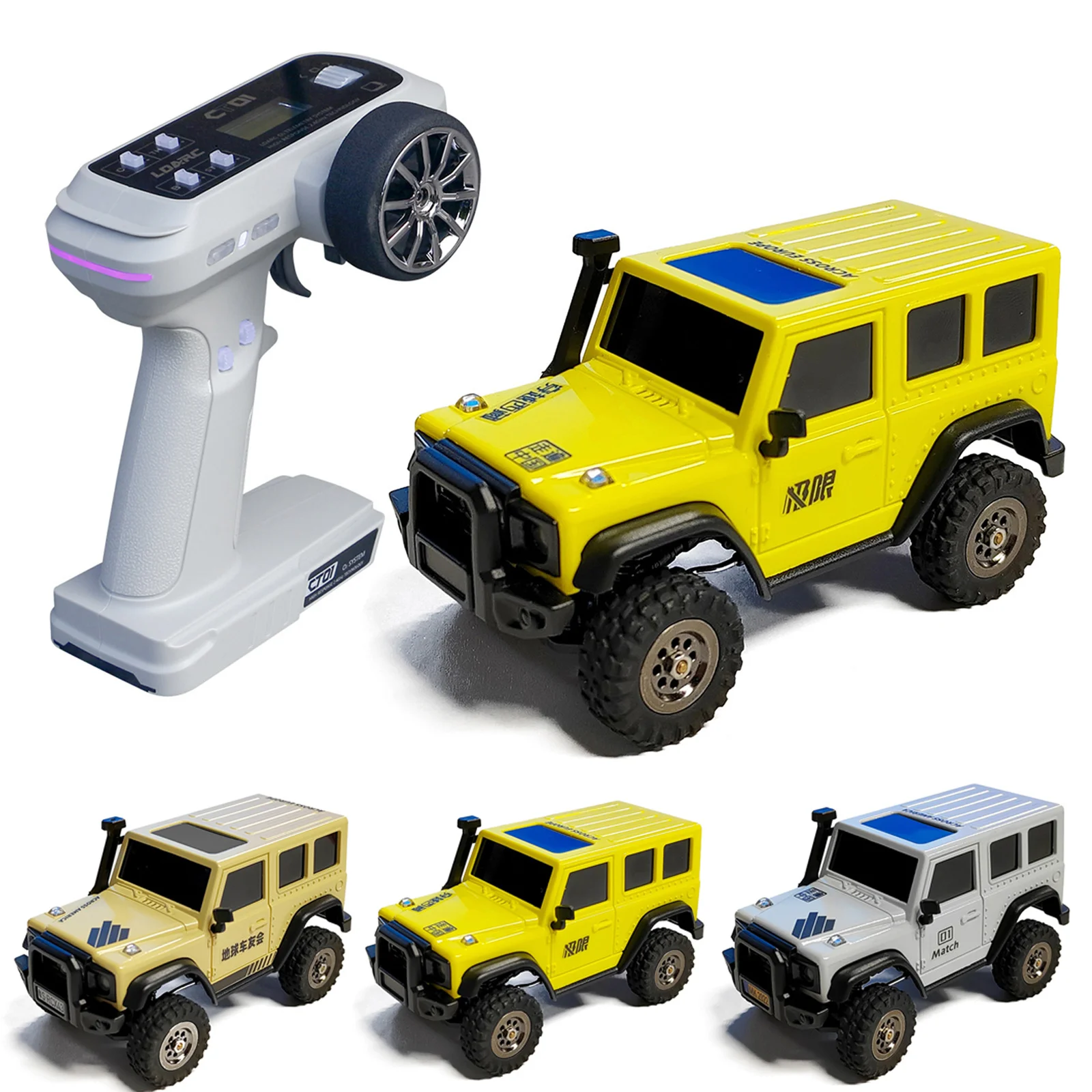 X43 1:43 Гусеничный радиоуправляемый автомобиль моделирование полноразмерный 4WD