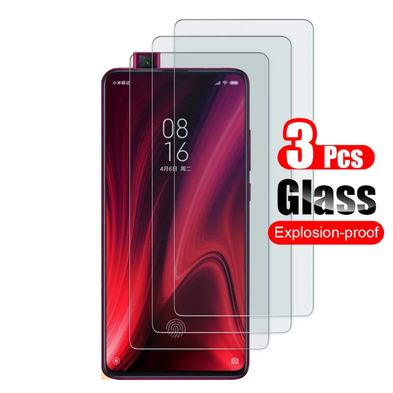 

Закаленное стекло для Xiaomi Mi 9T Pro, защитная пленка для экрана Xiaomi Redmi K20 Pro, защитная пленка 9H, стекло против царапин, 3 шт.