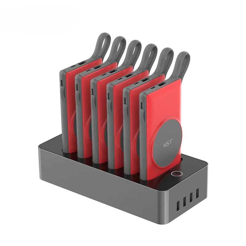WST 8 в 1 Беспроводная универсальная док-станция Power Bank Портативное зарядное