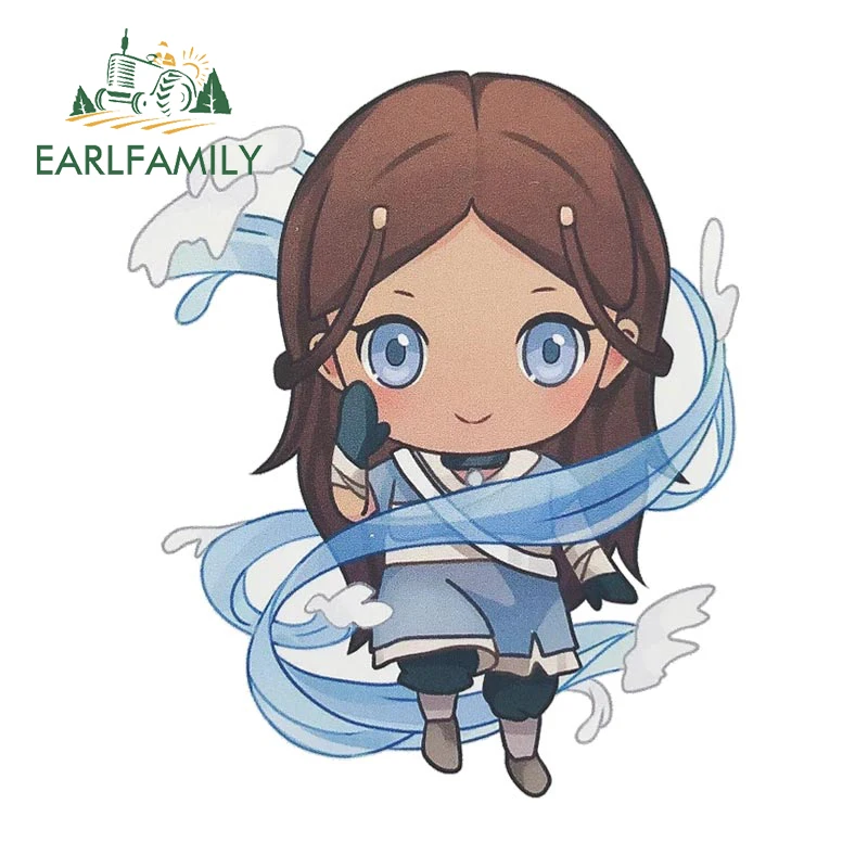 

EARLFAMILY 13cm x 10.9cm for Avatar Car Stickers Personality Creative Decals Anime Sunscreen Vehicle Caravan Decor Car Styling