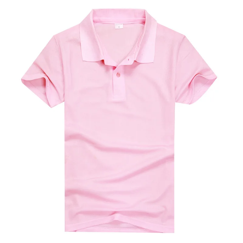 

Pure Polyester Lapel Short Sleeve Polo Shirt For Men 2022 Summer Casual Comfortable Breathable Solid Color T-shirt Men's Custom