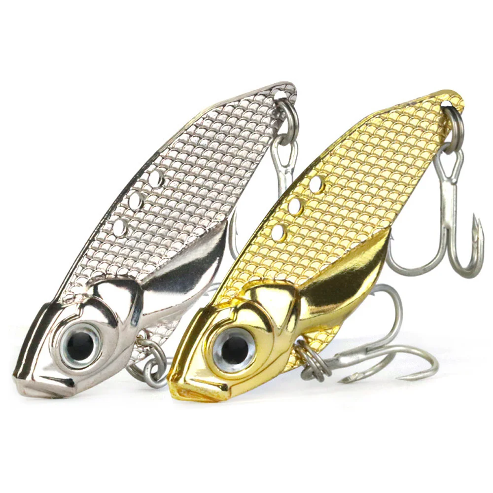 

2 шт., металлическая рыболовная приманка в полоску, 49 мм
