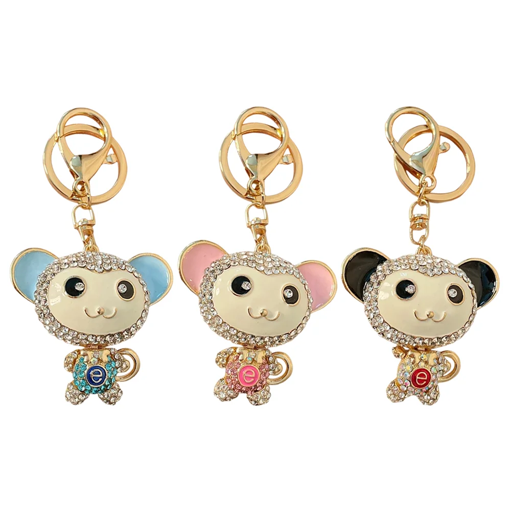 

Keychain Key Hanging Pendant Chains Keyring Charms Purse Alloy Charm Women Handbag Car Gifts Pendants Animal Keychains Metal