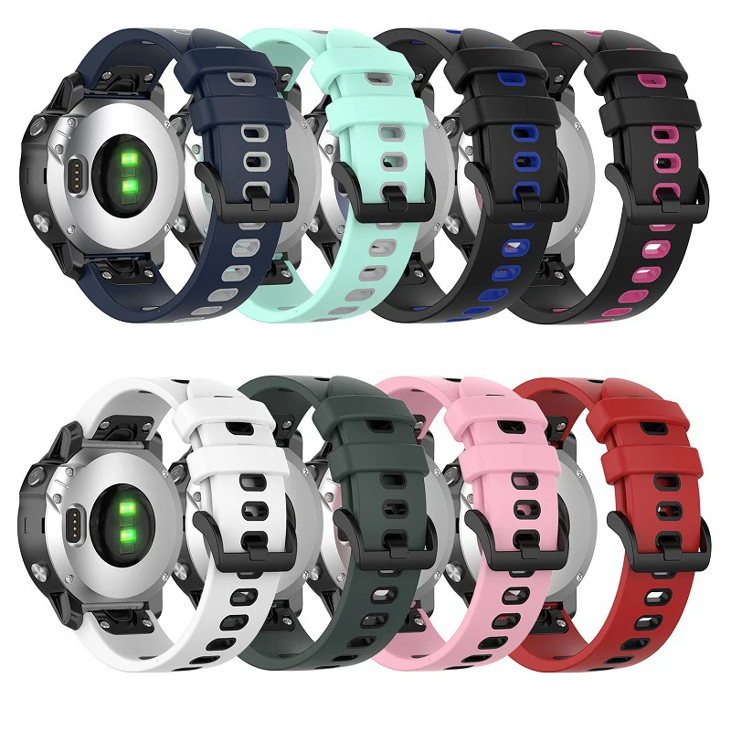 

Silicone Watch Band For Garmin Fenix 6S 5S 20mm Wristband Quick Release Bracelet Strap For Fenix 6s Pro / 5s Plus / Descent Mk2S