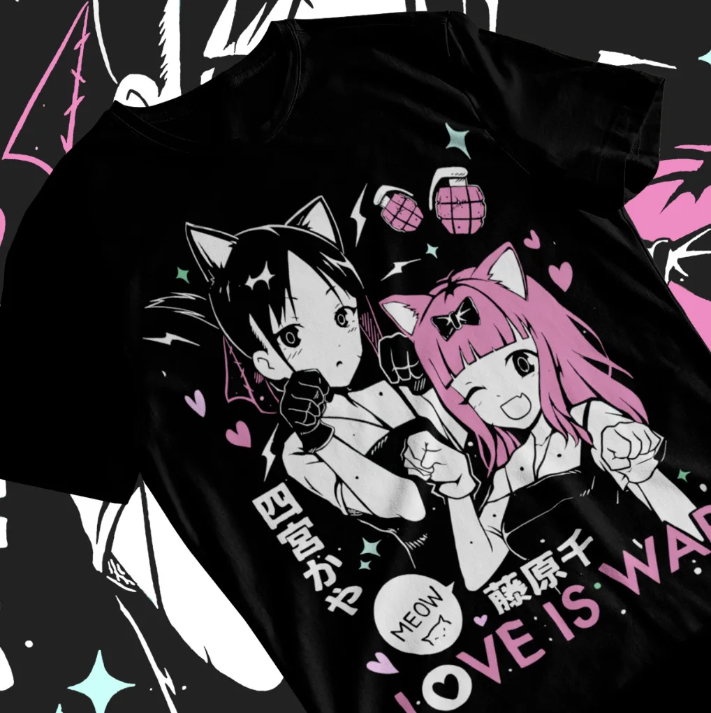Футболка Kaguya Sama Love Is War аниме футболка унисекс мягкая всех размеров