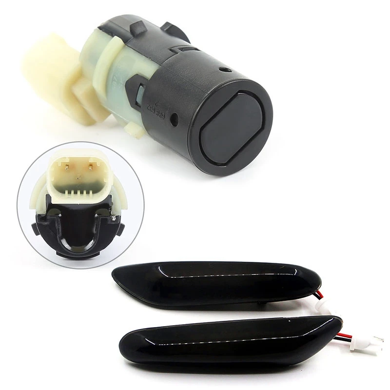 

Car PDC Sensor Parking Sensor 66216902180 With Led Left Right Door Side Marker Turn Indicator Lights