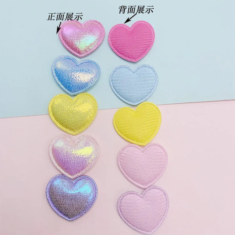 Красочные сердечные аппликации для одежды шляп своими руками швейные патчи