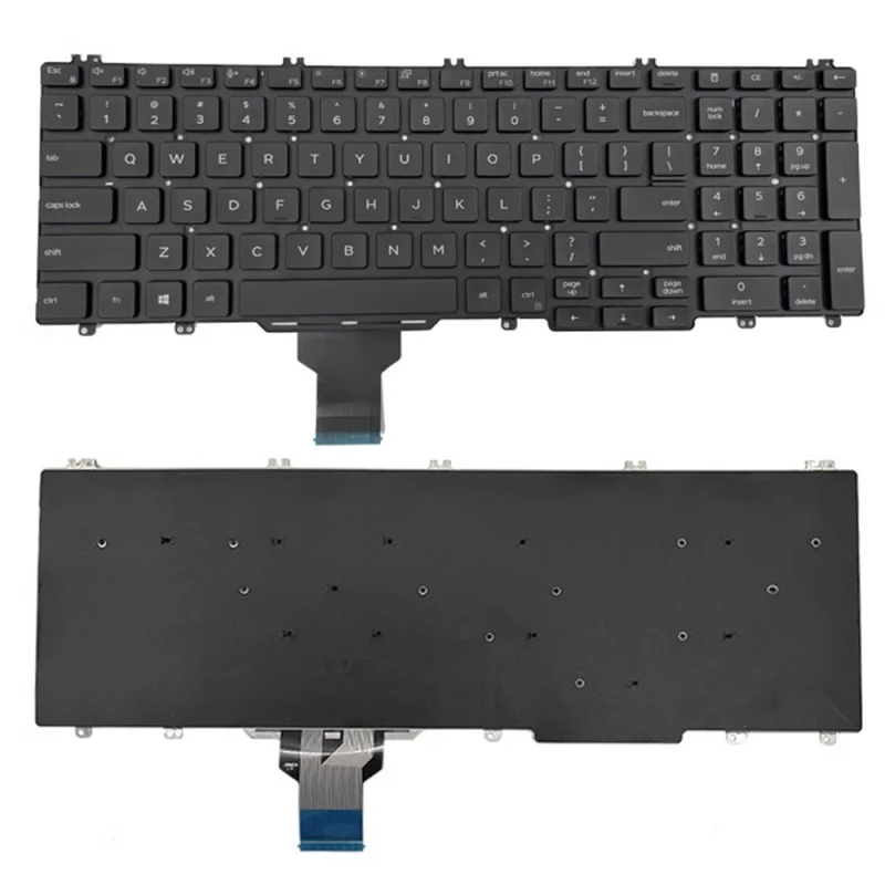 Клавиатура H для Dell Latitude 5500 5501 Precision 3500 3501 3540 3541 (art.: 3920d8712aff6) - 3920d8712aff6