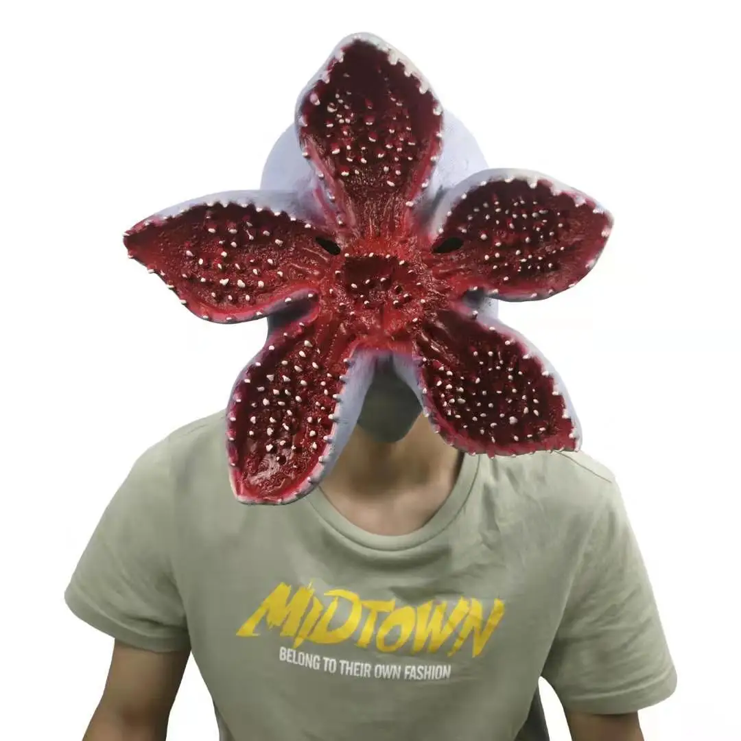 

Stranger Things Demogorgon Mask Latex Cospaly Costume Headgear Halloween Prop
