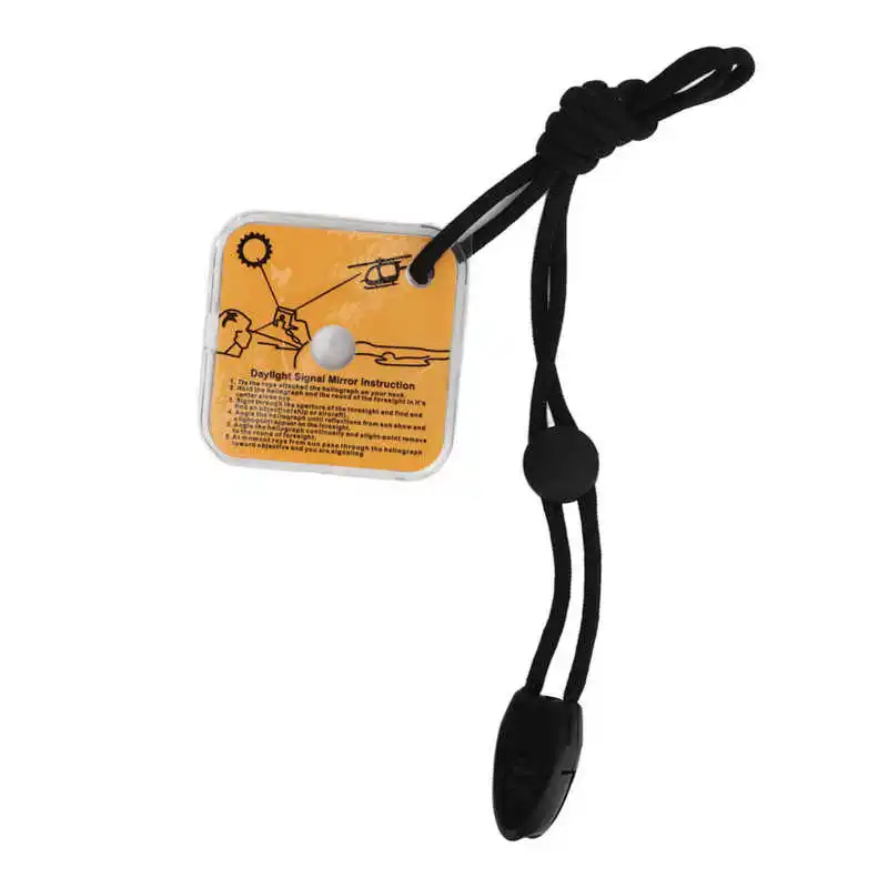 

Multifunctional signal mirror outdoor survivalist reflective field tools and equipment accessories adventure survival whistle