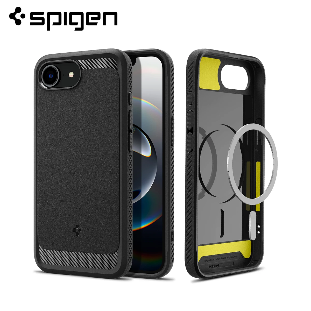 Прочный защитный чехол MagFit MagSafe Spigen для iPhone 16e (2025)