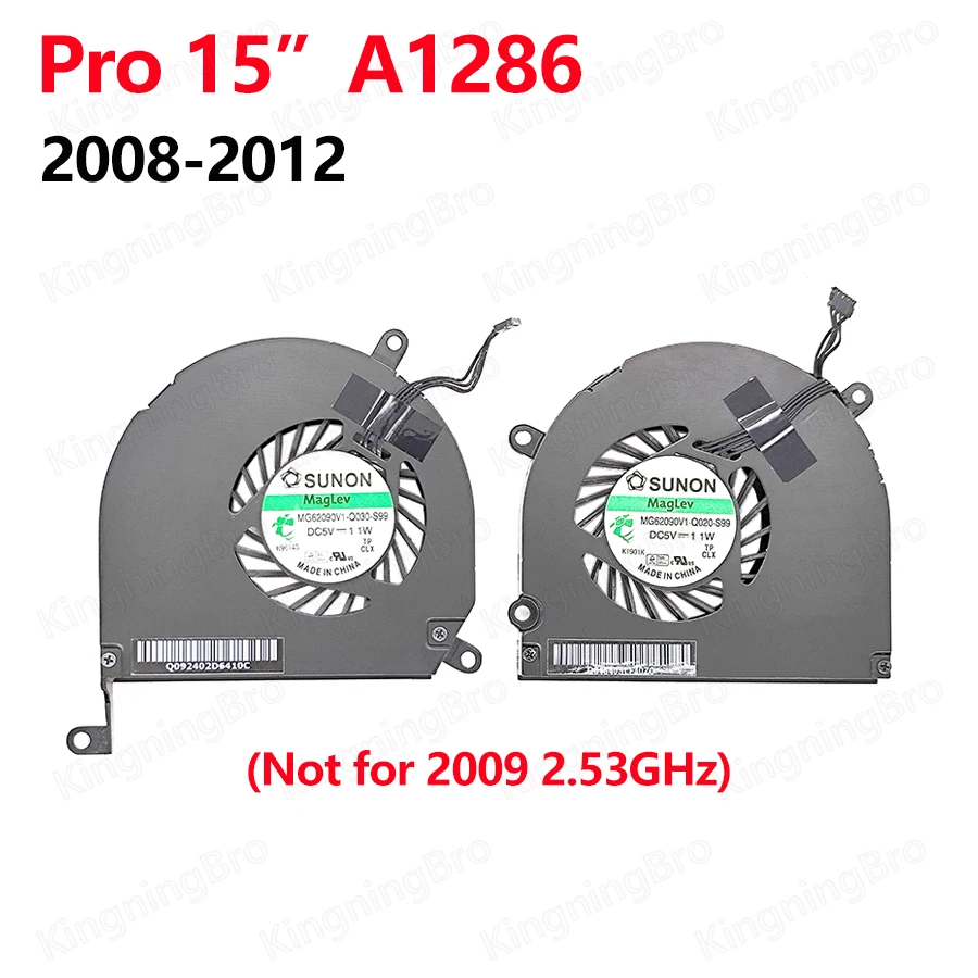 Оригинальный кулер для ноутбука Macbook Air / Pro A1278 A1286 A1398 A1502 A1465 A1466 A1706 A1707 A1708 A1932 A2338