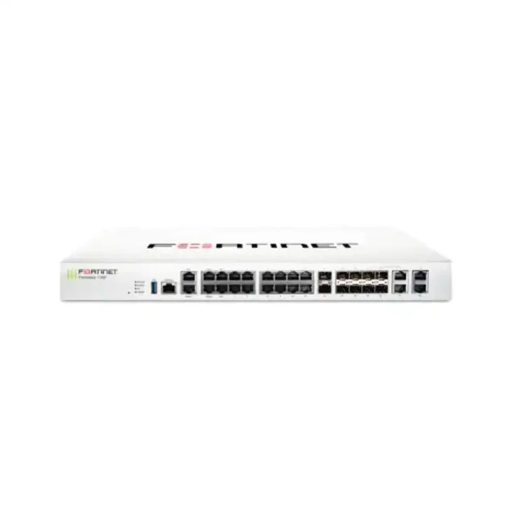 Фото Прибор Firewall FortiGate-100F, 22 порта Gigabit Ethernet RJ45, 4 порта SFP и 2 порта 10G SFP+, двойные источники питания FG-100F №5