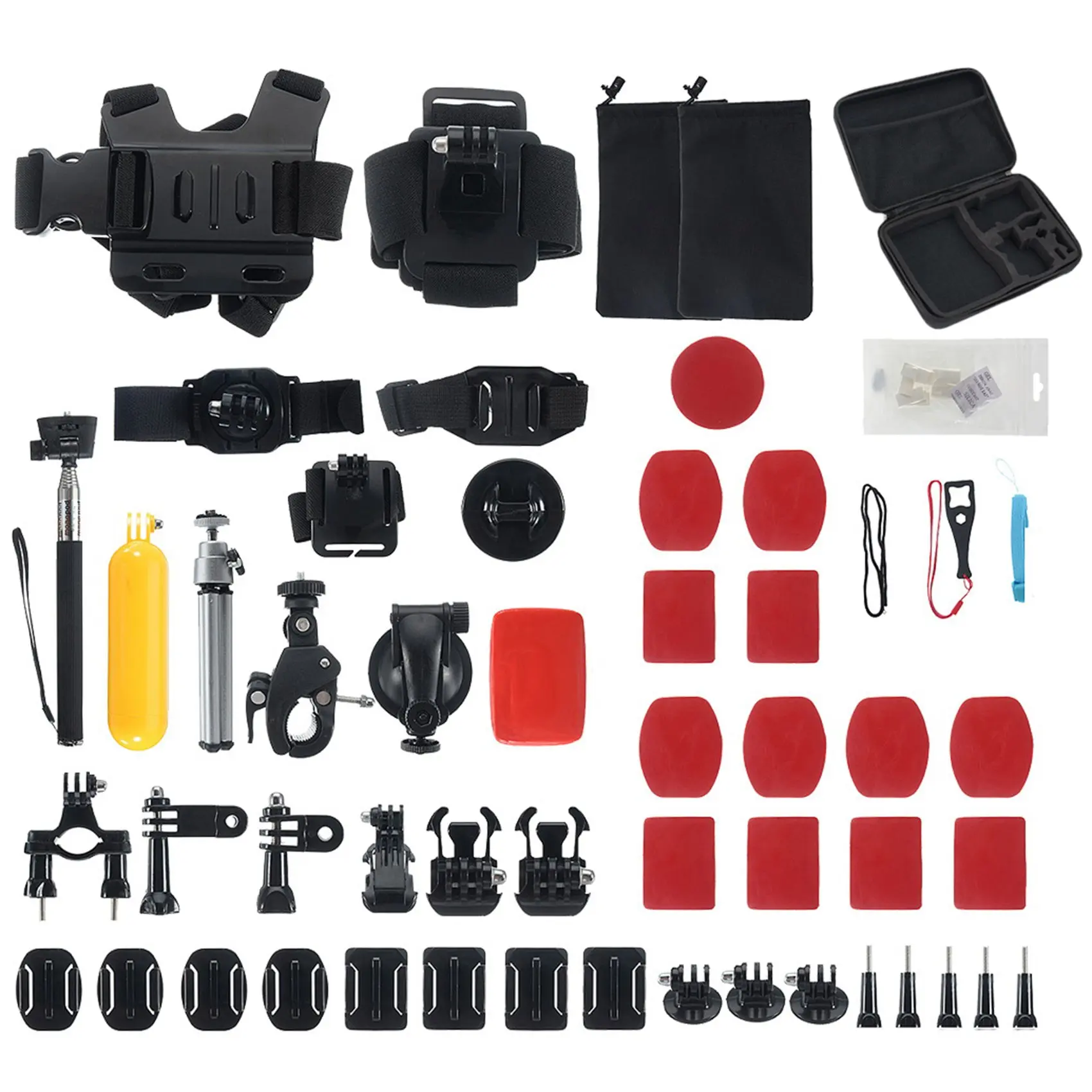 

64 in 1 Action Camera Accessories Set for Gopro Hero 9 8 7 5 4 Xiaomi DJI OSMO Action Camera Suitable for Outdoor Sports