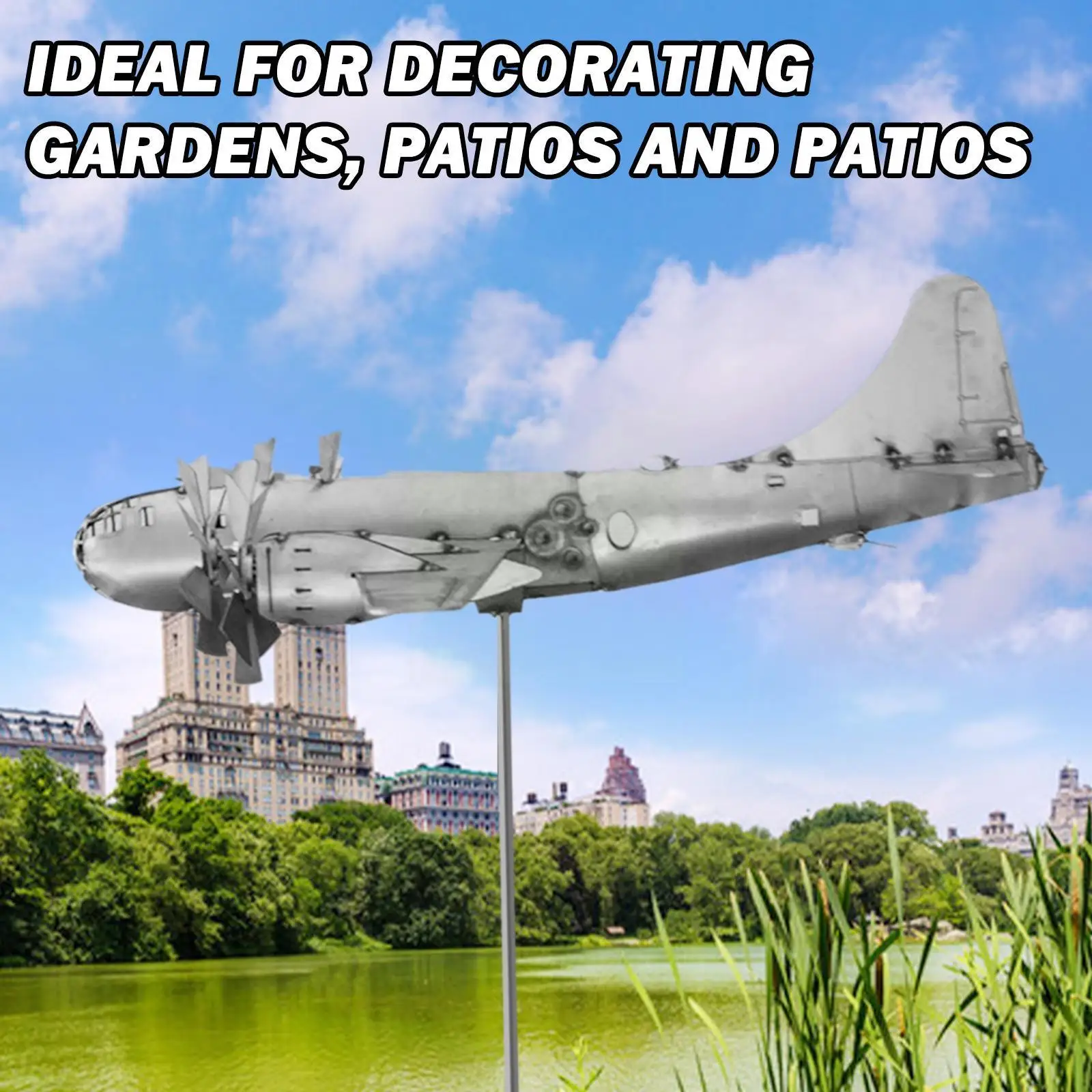 

New Dropshipping Magical Metal Windmill Outdoor Wind Yard Catchers Decoration Courtyard Craft Patio Garden Spinners Wind Ar F4V1