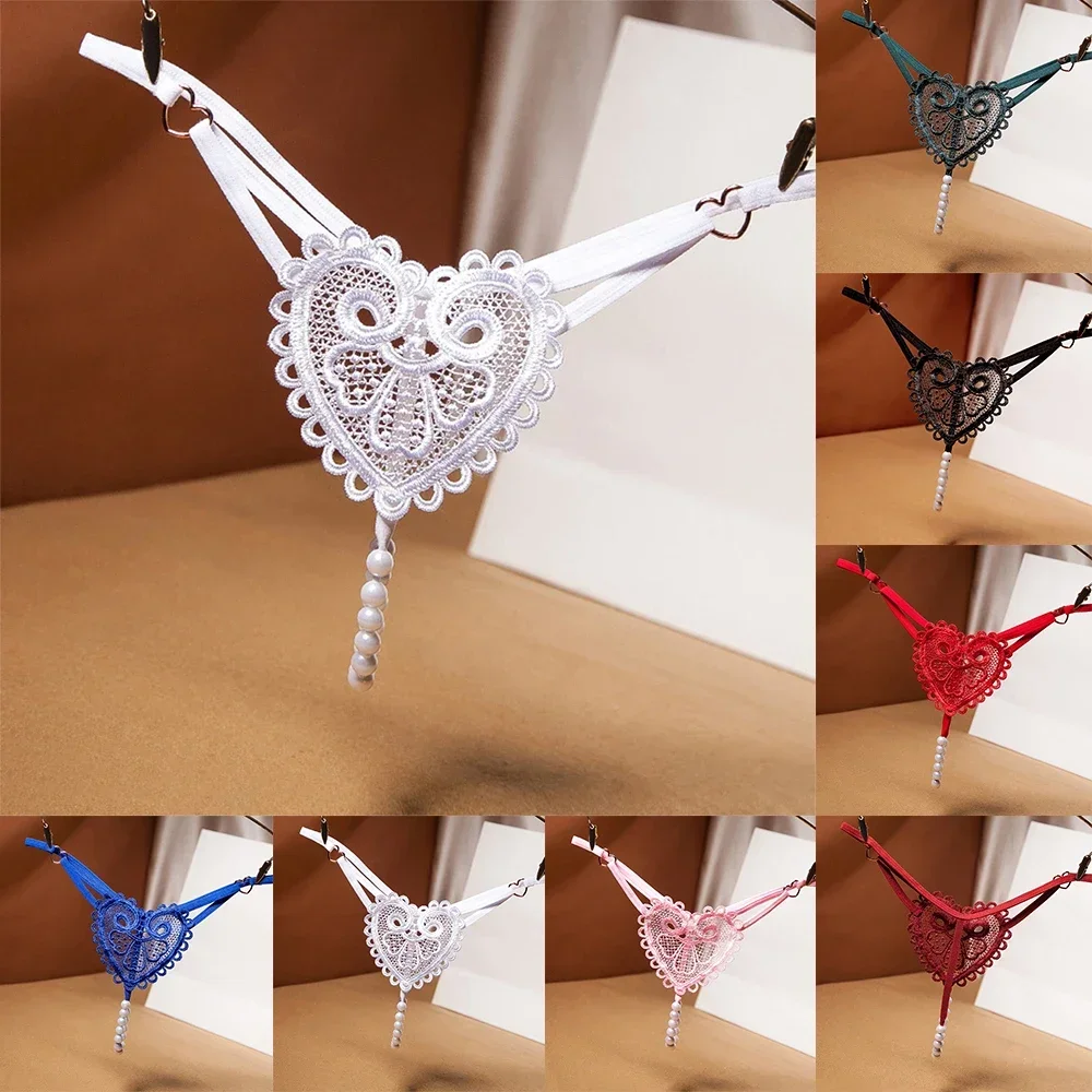 Женские трусики-стринги с открытой промежностью экзотическое нижнее белье