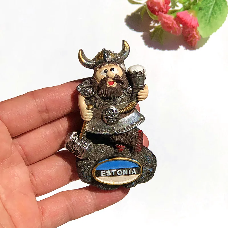 Магнит на холодильник 3d сувенир для путешествий Дания Норвегия Исландия Швеция