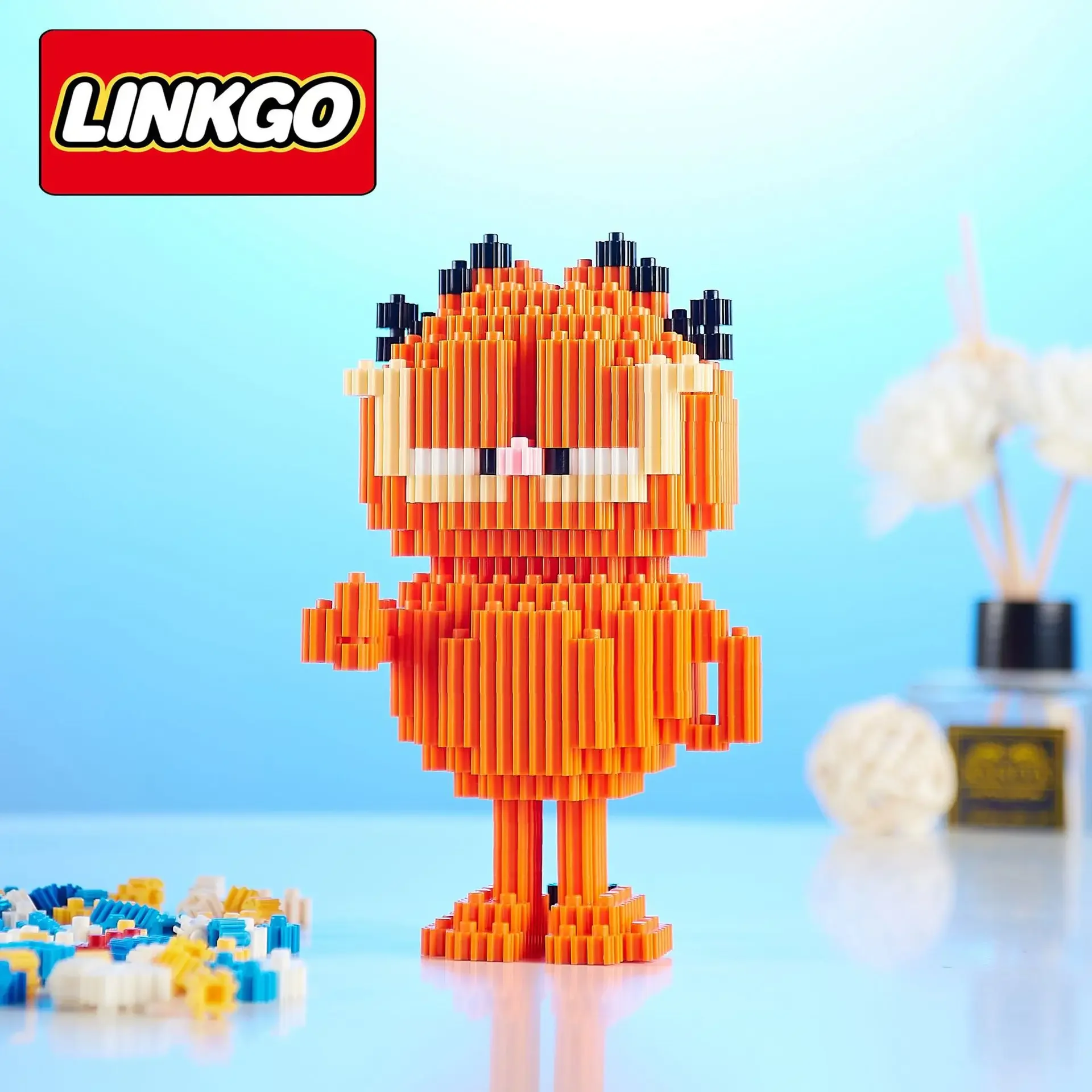 Linkgo Diamond Building Blocks Sanrio SpongeBob Melody Cinnamoroll Mike Winnie The Pooh Мини-кирпичная фигурка игрушка