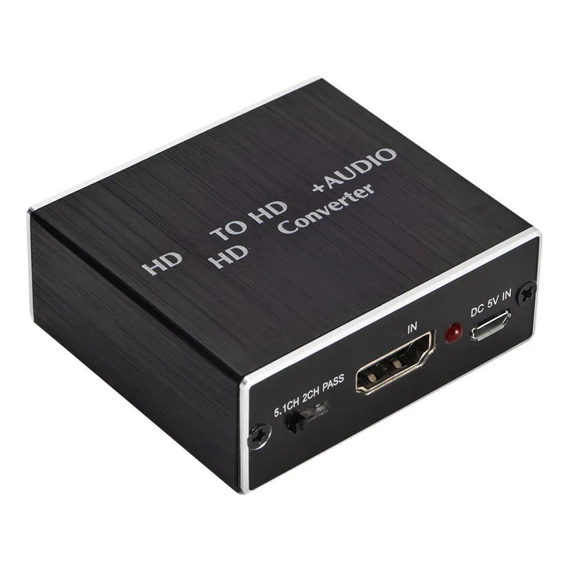HDMI-compatible Audio Extractor Stereo Extractor Converter Optical TOSLINK SPDIF + 3.5mm Audio Splitter Adapter enlarge