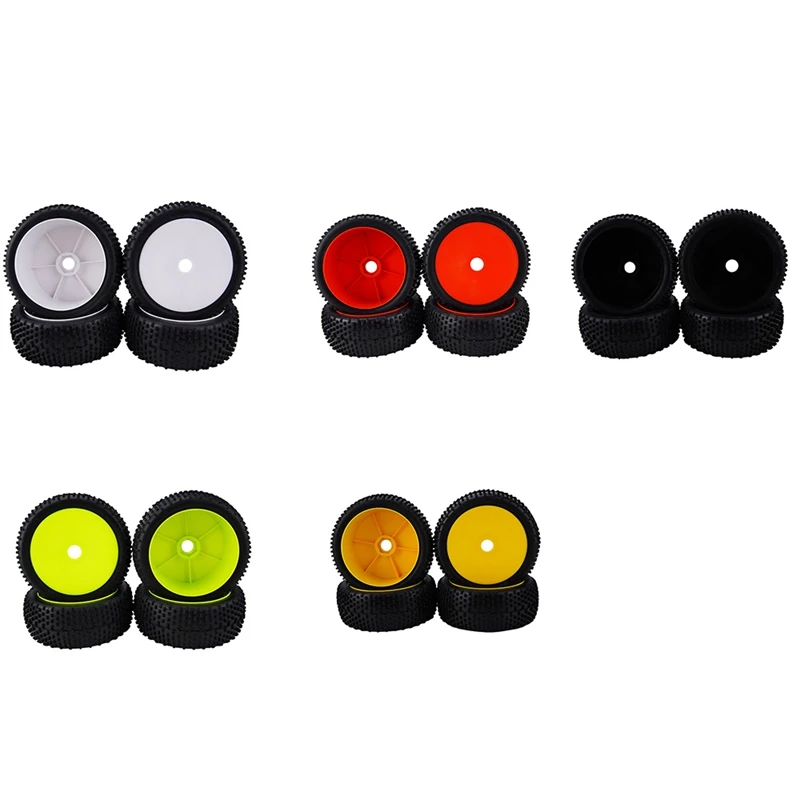 4 шт. 17 мм шестигранные 1/8 RC внедорожные багги автомобильные резиновые шины обод