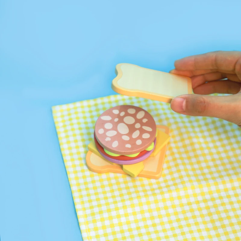 Деревянный Магнитный Кухонный Игровой Набор Для Детей Реалистичная Игрушка