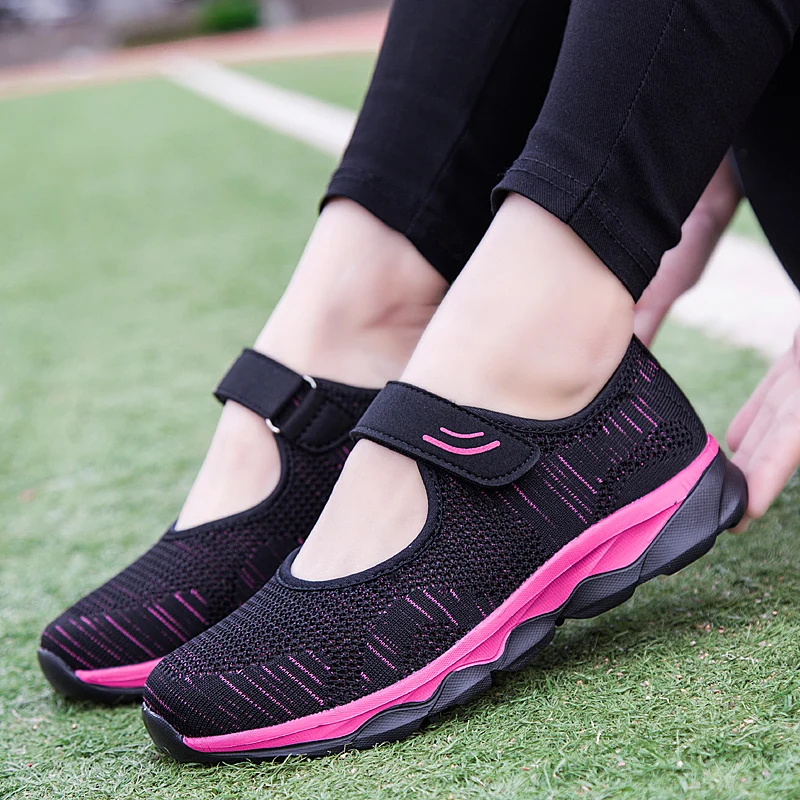 

Summer Fashion Women Flat Shoes Breathable Mesh Casual Sneakers Women Zapatos Mujer Ladies Shoes for Women 2023 Lolita Shoes