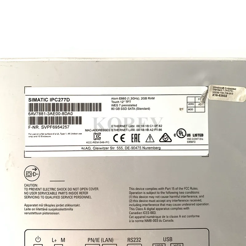 Сенсорная панель 6AV7881-3AE00-8DA0 Spot