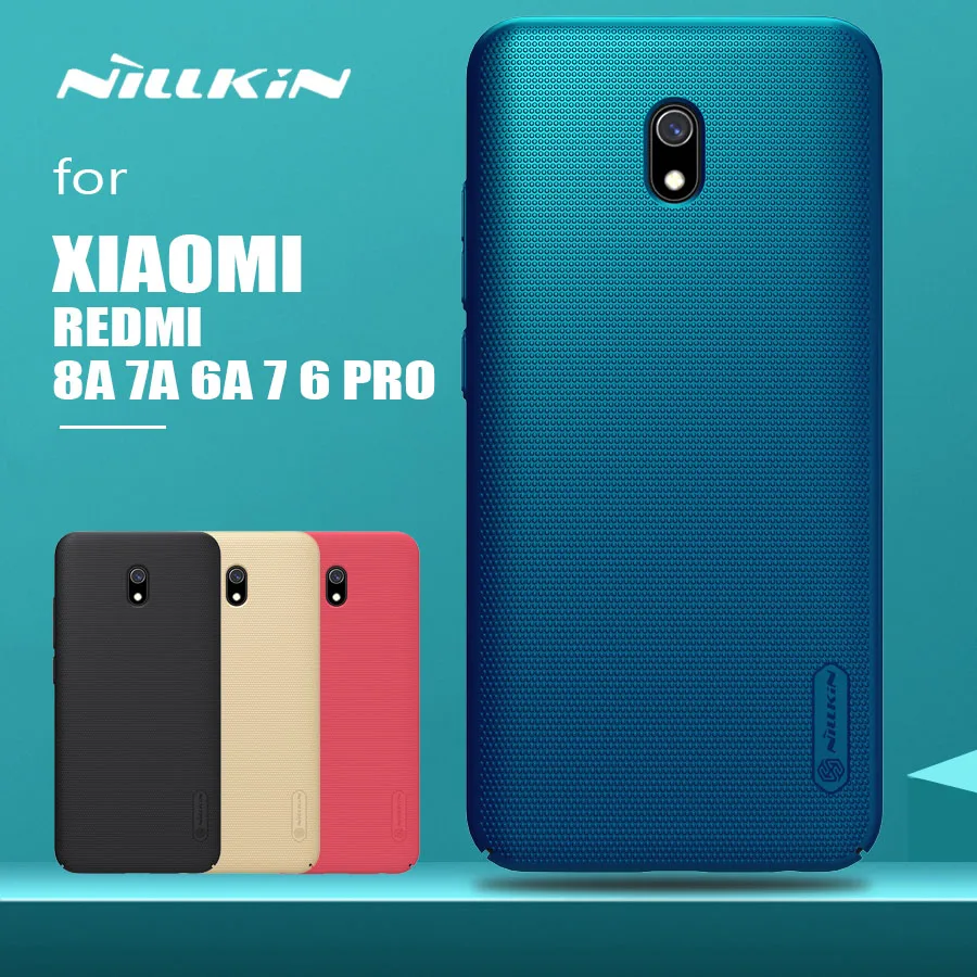 

For Xiaomi Redmi 8A 7A 7 6A 6 Pro Case Nillkin Matt Shield Hard PC Back Cover for Xiaomi Redmi 8A 7A 6A 6A 5A 7 6 Pro Phone Case