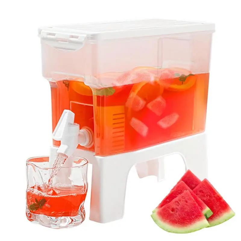 

Drink Dispenser For Fridge Large Capacity Lemonade Scented Tea Water Kettle For Party Drink Juice Iced Tea Beverage Water Jugs