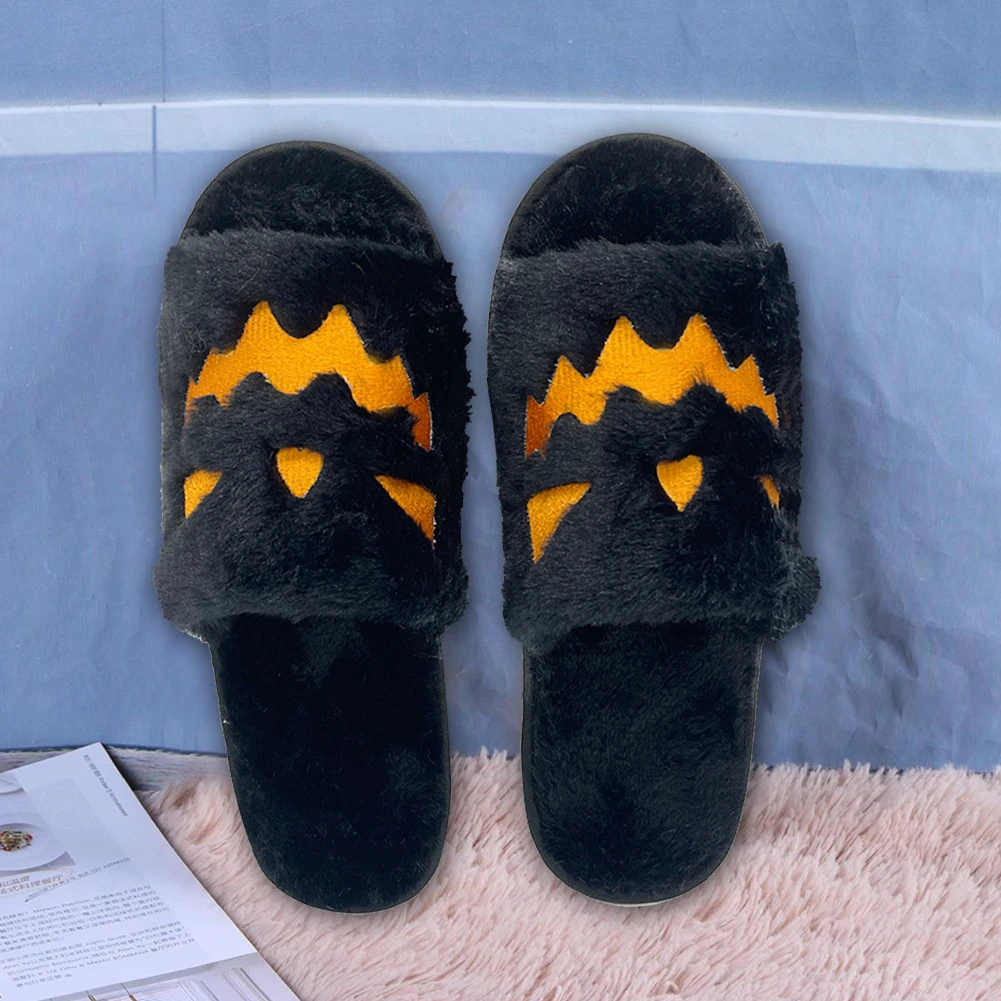 

Halloween Ghost non-slip Pumpkin slippers Warm women's slippers EVA soles Household slippers Family interior bedroom living room