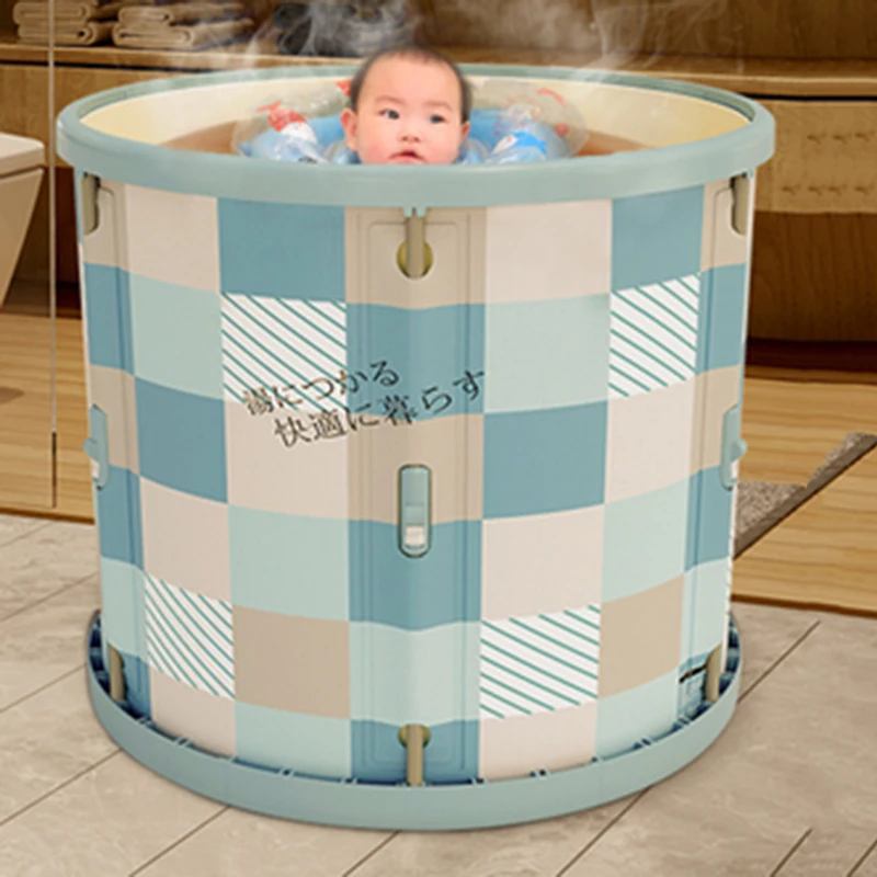 

Kids Shower Folding Adult Portable Bathtubs Baby Bath Barrel Inflatable Portable Bathtubs Banheira Inflavel Family Bath XY50PB