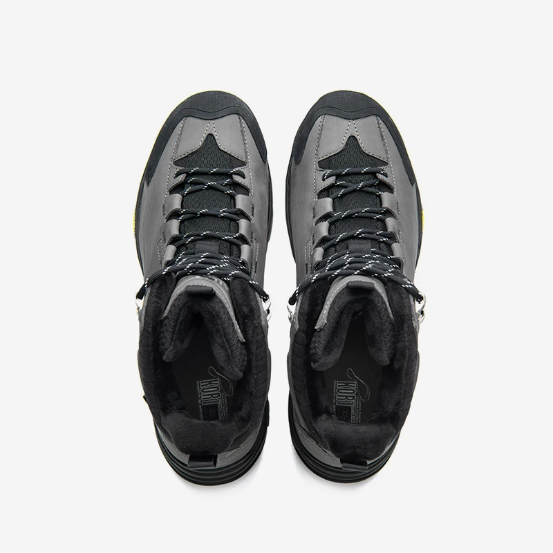 Kailas outdoor hiking shoes men and women winter plus velvet warm waterproof super non-slip N53 ° hiking shoes ice peak