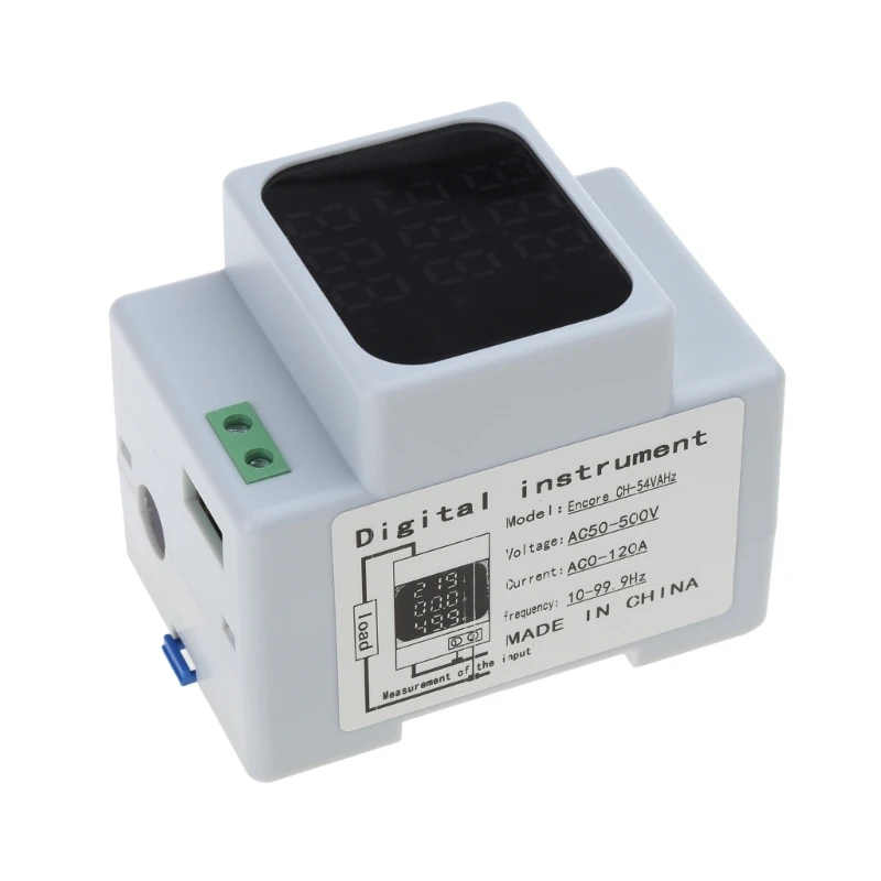 

AC50-500V 1-140A LED Digital Volt-Amp Tester Detector Panel Power Energy Frequency Meter Multifunction Meter Tester Tool