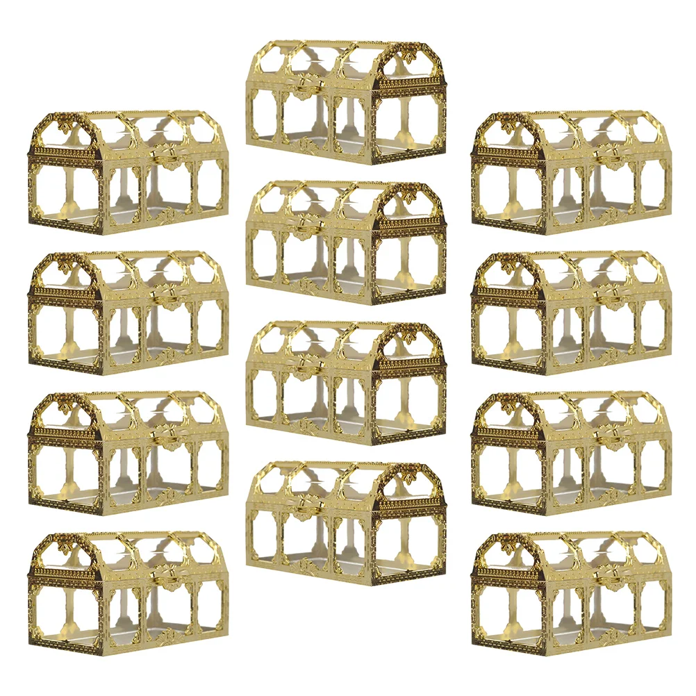 

Treasure Candy Box Boxes Wedding Party Storage Pirate Favor Favors Holder Gift Jewelry Diving Birthday Vintage Golden Gold