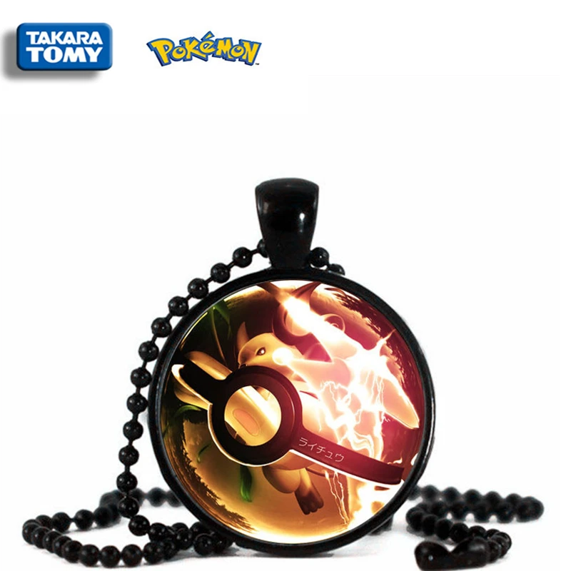 Ожерелье из серии аниме Покемон стеклянное ожерелье кулон ювелирные изделия