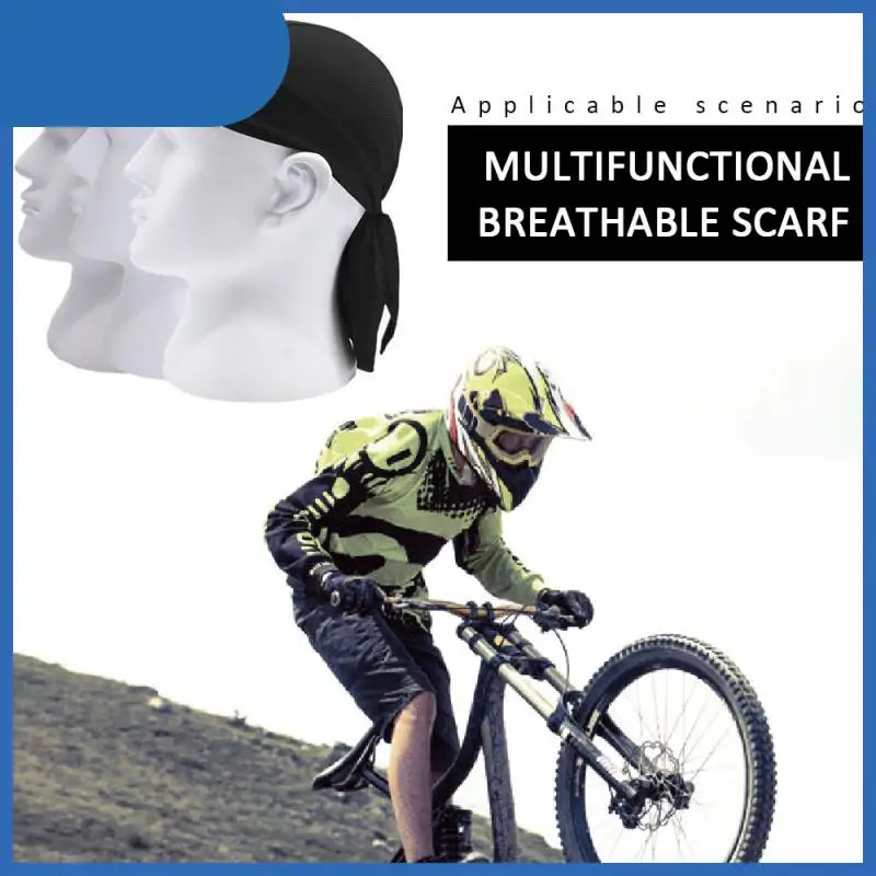 

Outdoor riding quick-drying sports headband moisture wicking breathable sunscreen hood pirate scarf small cap