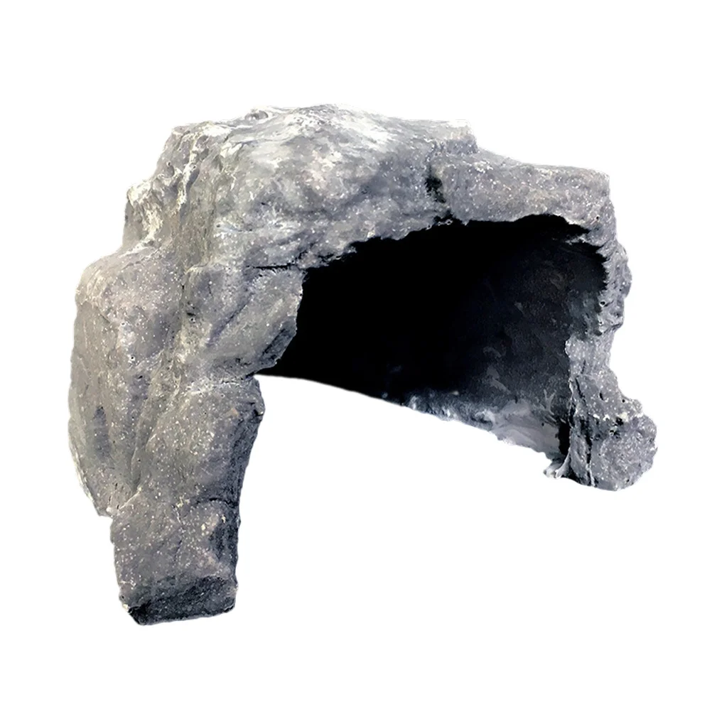 

Reptile Hideout Terrarium Fogger Landscape Cave Decorative Aquarium Model Resin Adornment Supplies