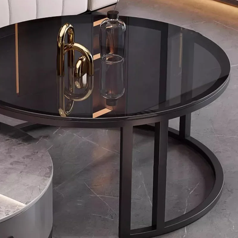 Водонепроницаемые Круглые журнальные столики современный столик для хранения с