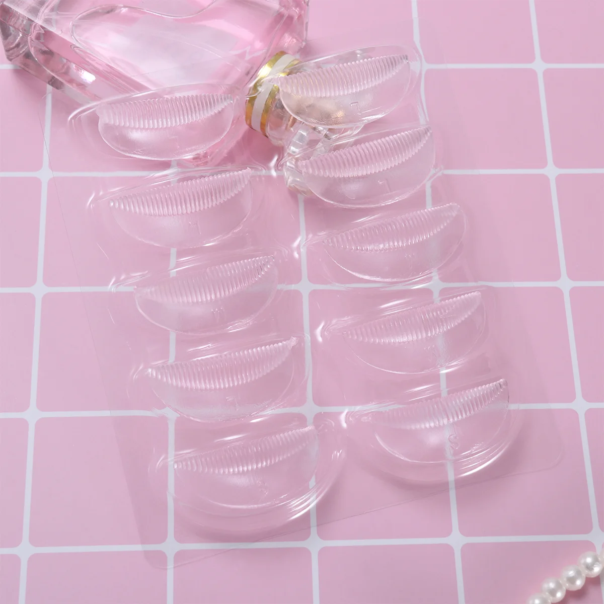 

FRCOLOR 5 Pair Women Girls Eyelash Extension Kit Eyelash Perming Curler Soft Reusable Silicone Eyelash