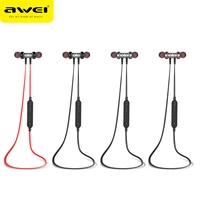 awei b923bl wireless neckband earbuds sport in ear earphones with mic for running headphone bluetooth compatible earbud