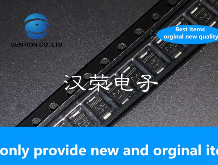 

10 шт., новинка 100%, оригинальная фотовспышка, Диод SCHOTTKY 30 В, 5A, PMDTM, Шелковый экран 21