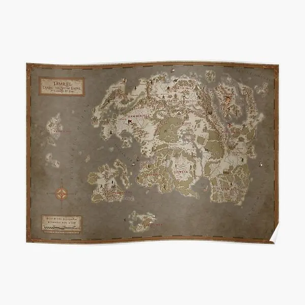 

Плакат древние свитки мир Тамриэль дурин СОВРЕМЕННАЯ КАРТИНА ДЕКОР художественная комната роспись картина Забавный дом без рамки